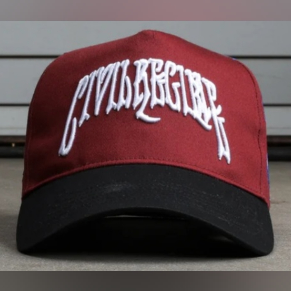 Civil Regime "Chrome Metal Lightning" Strapback Hat